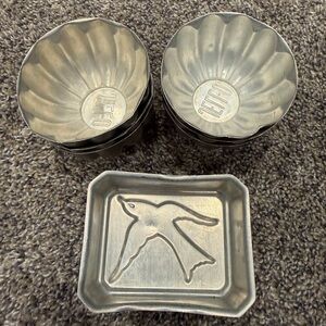 Vintage jello molds lot of 10